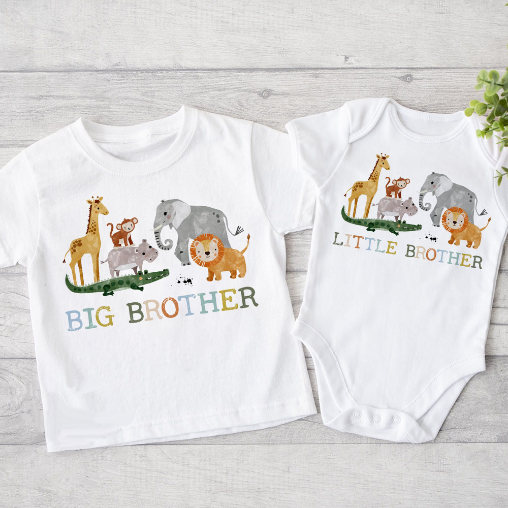 Baby Clothing Crochet - Büyük kardeş küçük kardeş eşleşen giysi